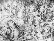 CORNELIUS, Peter The Riders of the Apocalypse oil on canvas